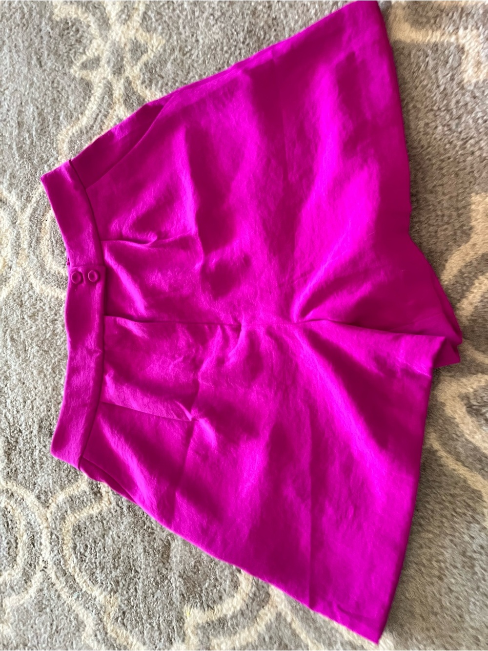 Skies Are Blue High-Waist Purple Tailored Shorts